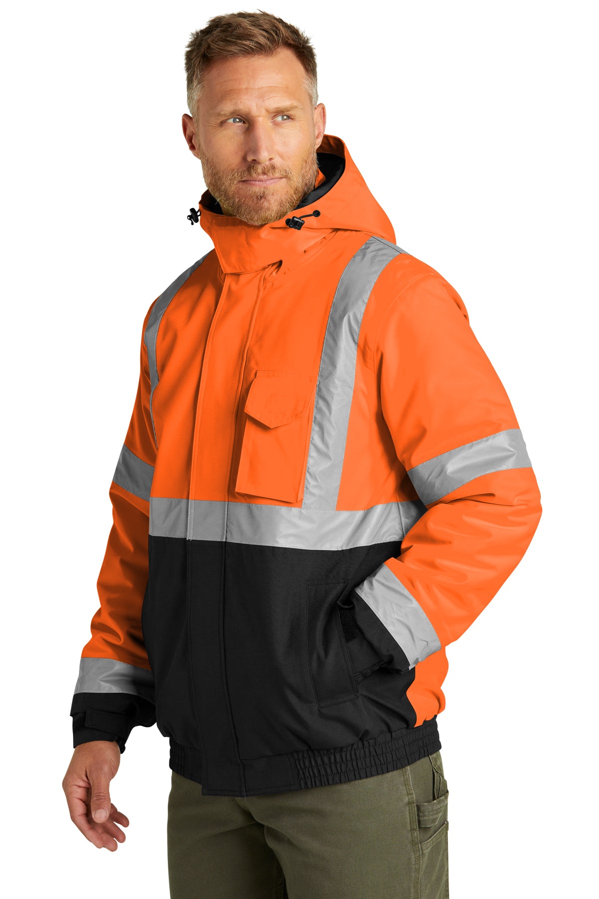 CornerStone® ANSI 107 Class 3 Economy Waterproof Insulated Bomber Jacket