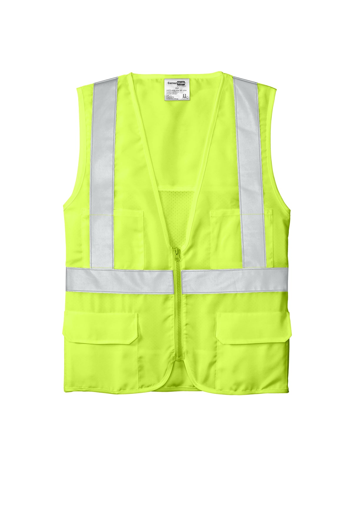 CornerStone - ANSI 107 Class 2 Mesh Back Safety Vest