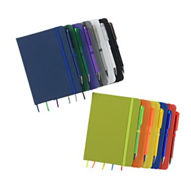 TaskRight Afton Notebook with Pen (150pcs)