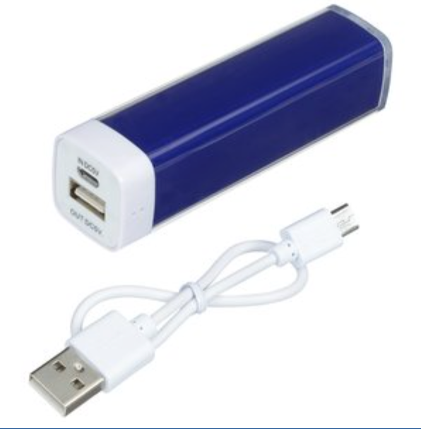 Energize Jr. Portable Power Bank - 1800 mAh (100pcs)