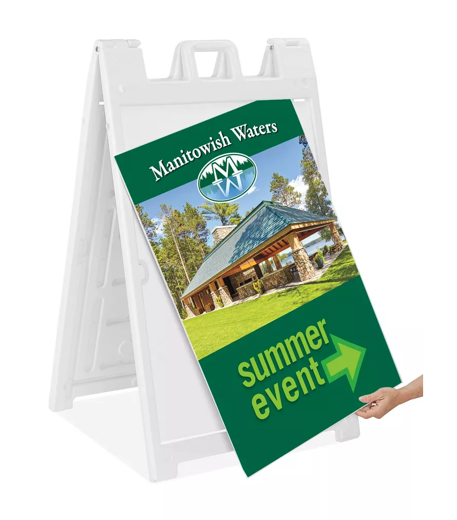 Plastic A-Frame Sign - 24 x 36"