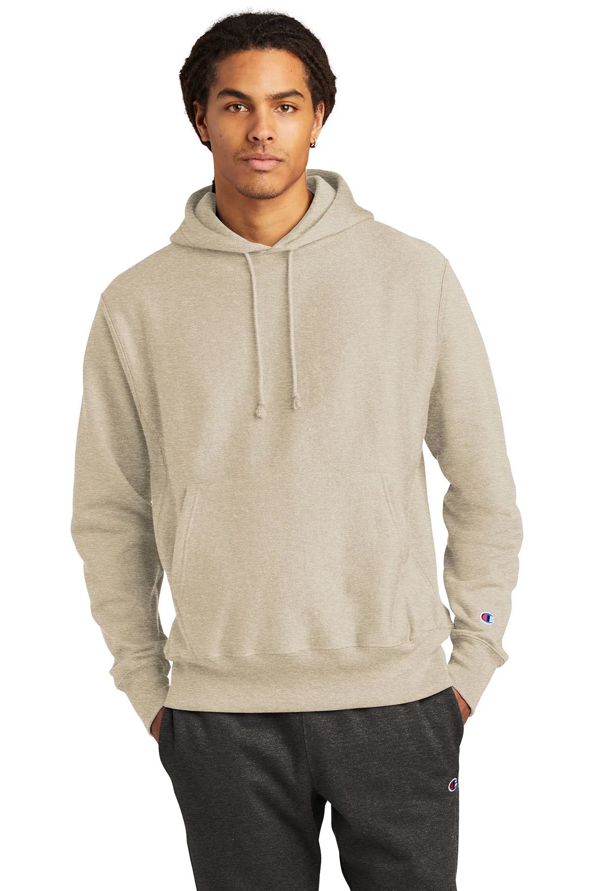 Champion Reverse Weave Hooded Sweatshirt | Oatmeal