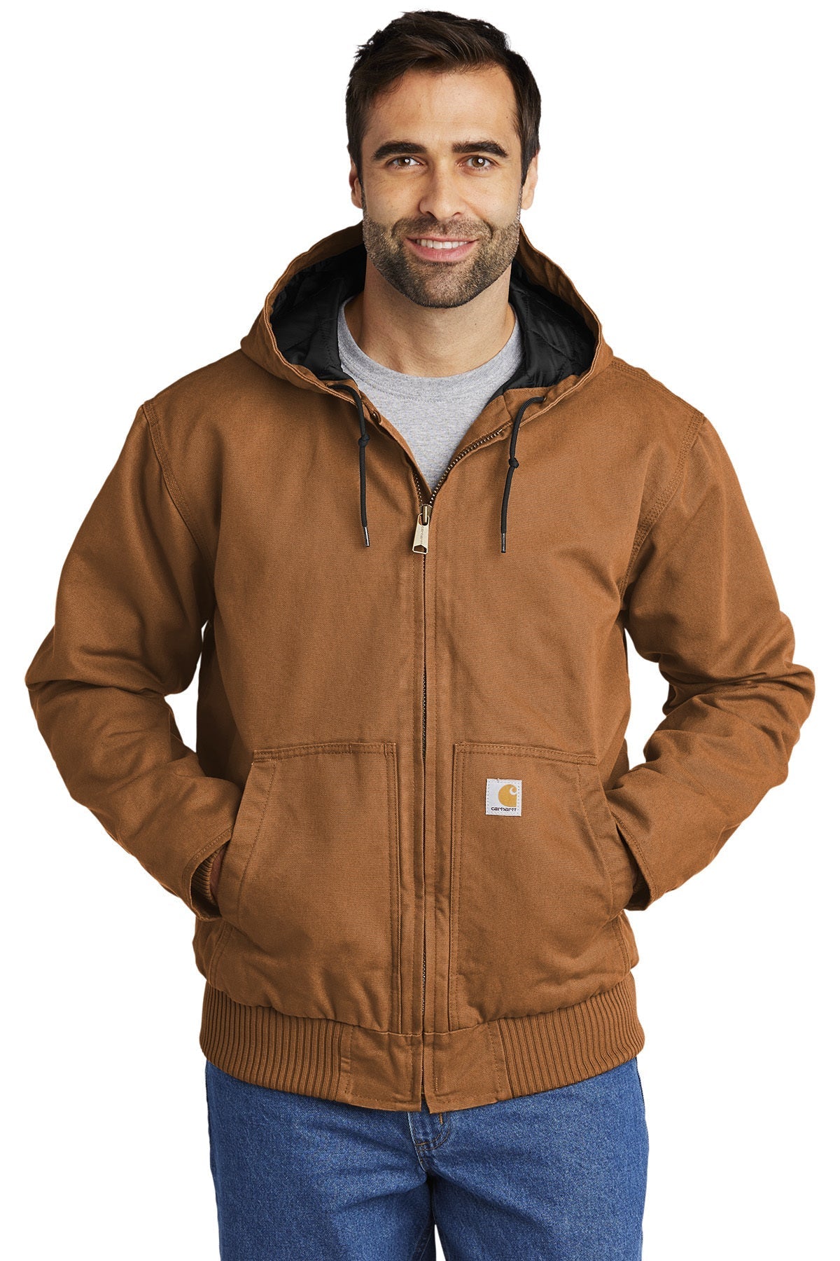 Carhartt Washed Duck Active Jacket | Carhartt Brown