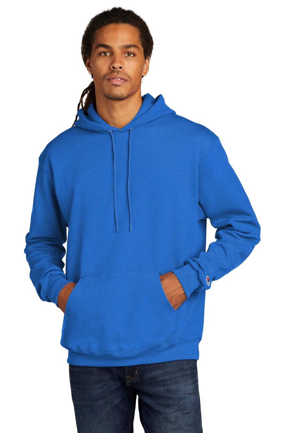Champion Eco Fleece Pullover Hoodie | Royal Blue