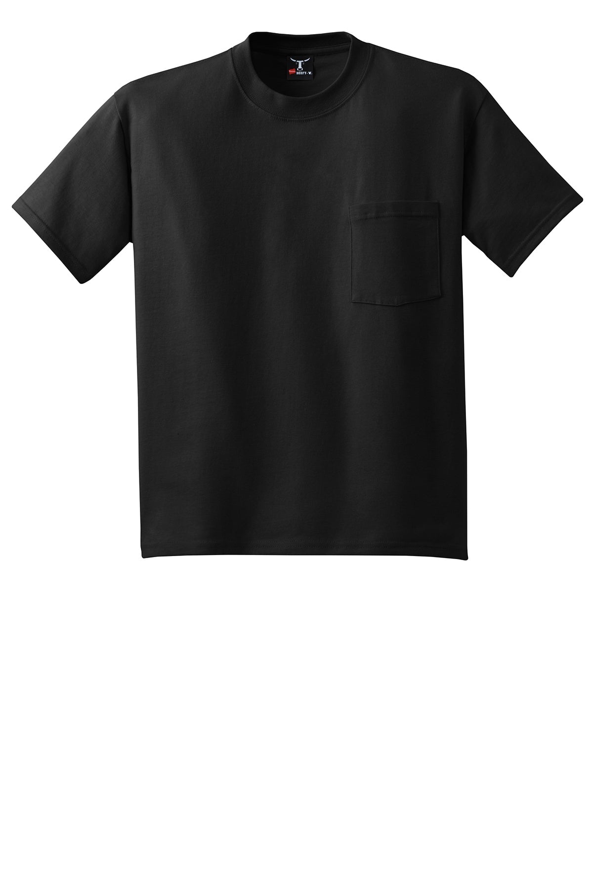 Hanes Beefy-T - 100% Cotton T-Shirt with Pocket 5190