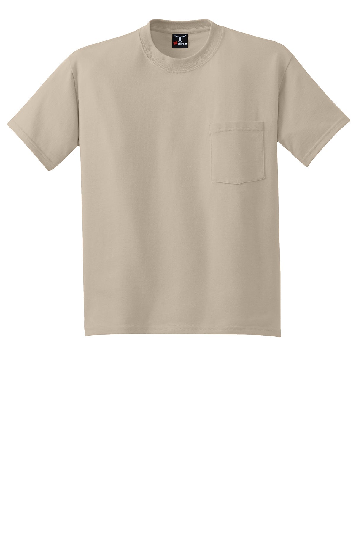 Hanes Beefy-T - 100% Cotton T-Shirt with Pocket 5190