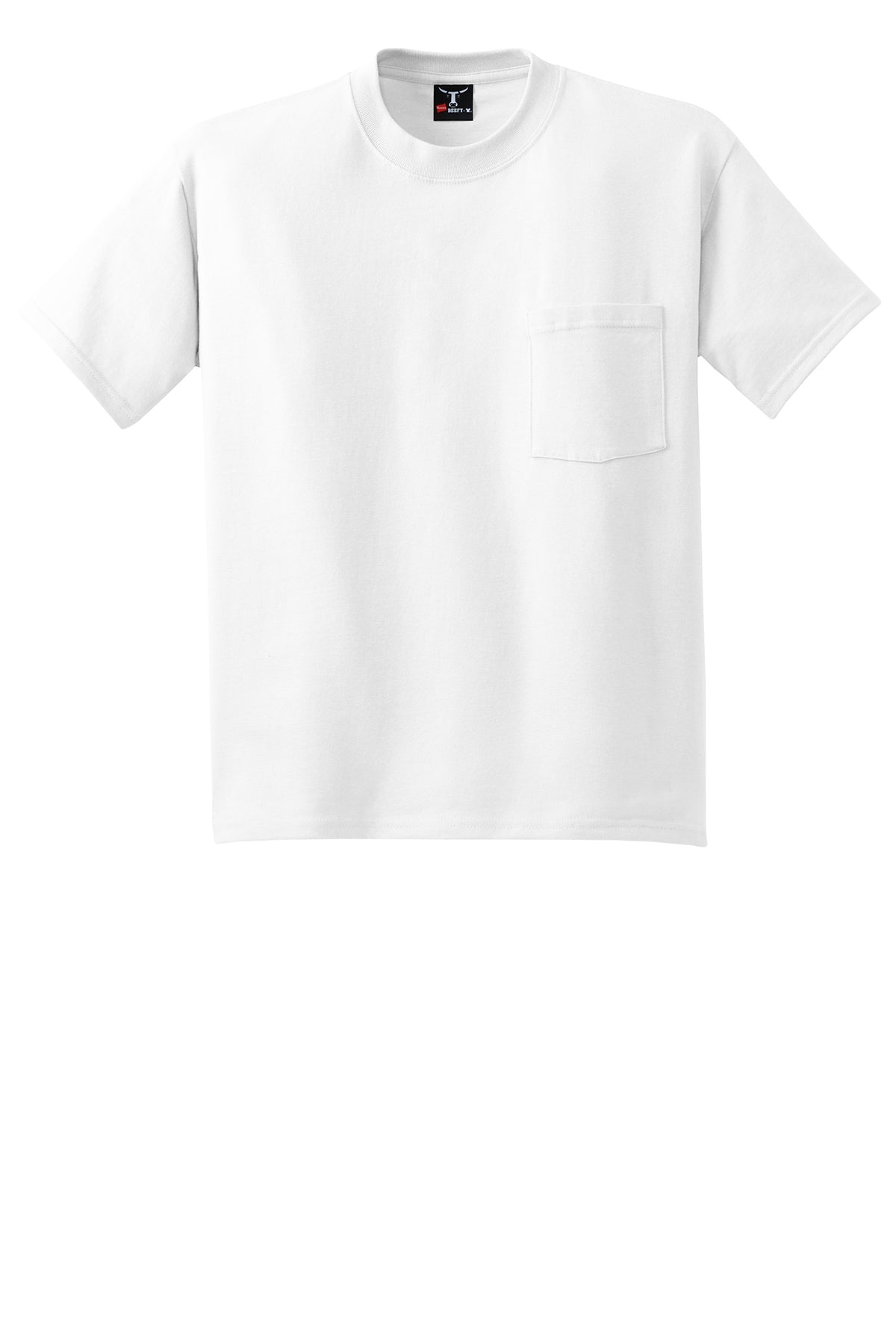 Hanes Beefy-T - 100% Cotton T-Shirt with Pocket 5190