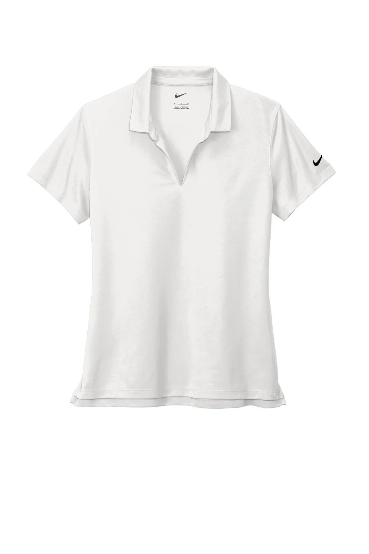 Nike Ladies Dri-FIT Micro Pique 2.0 Polo | White