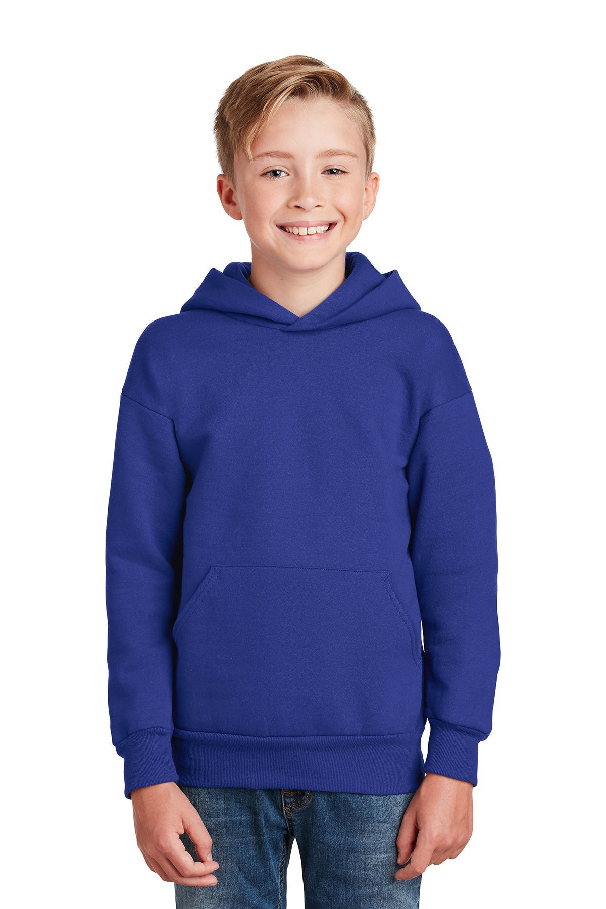 Hanes - Youth EcoSmart Pullover Hooded Sweatshirt P470