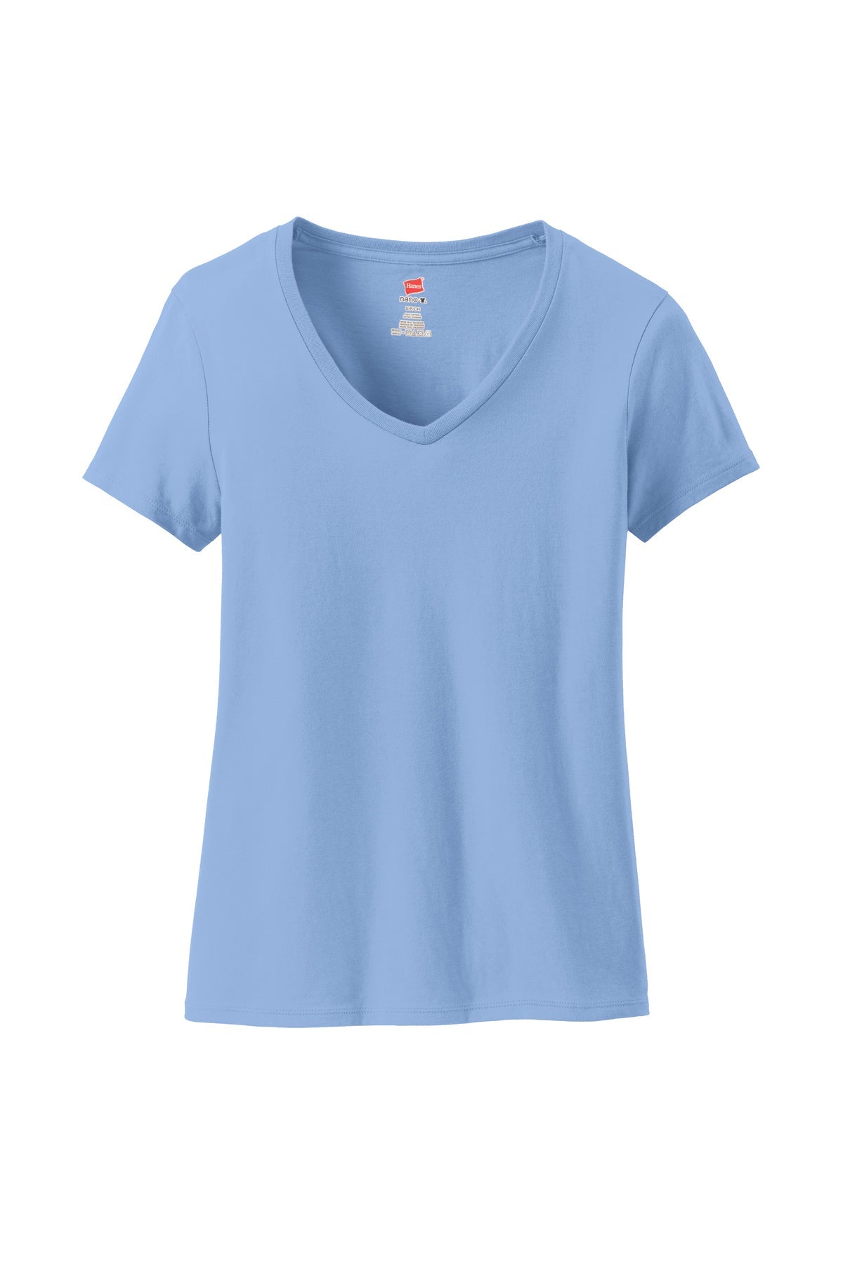 Hanes Ladies Perfect-T Cotton V-Neck T-Shirt S04V