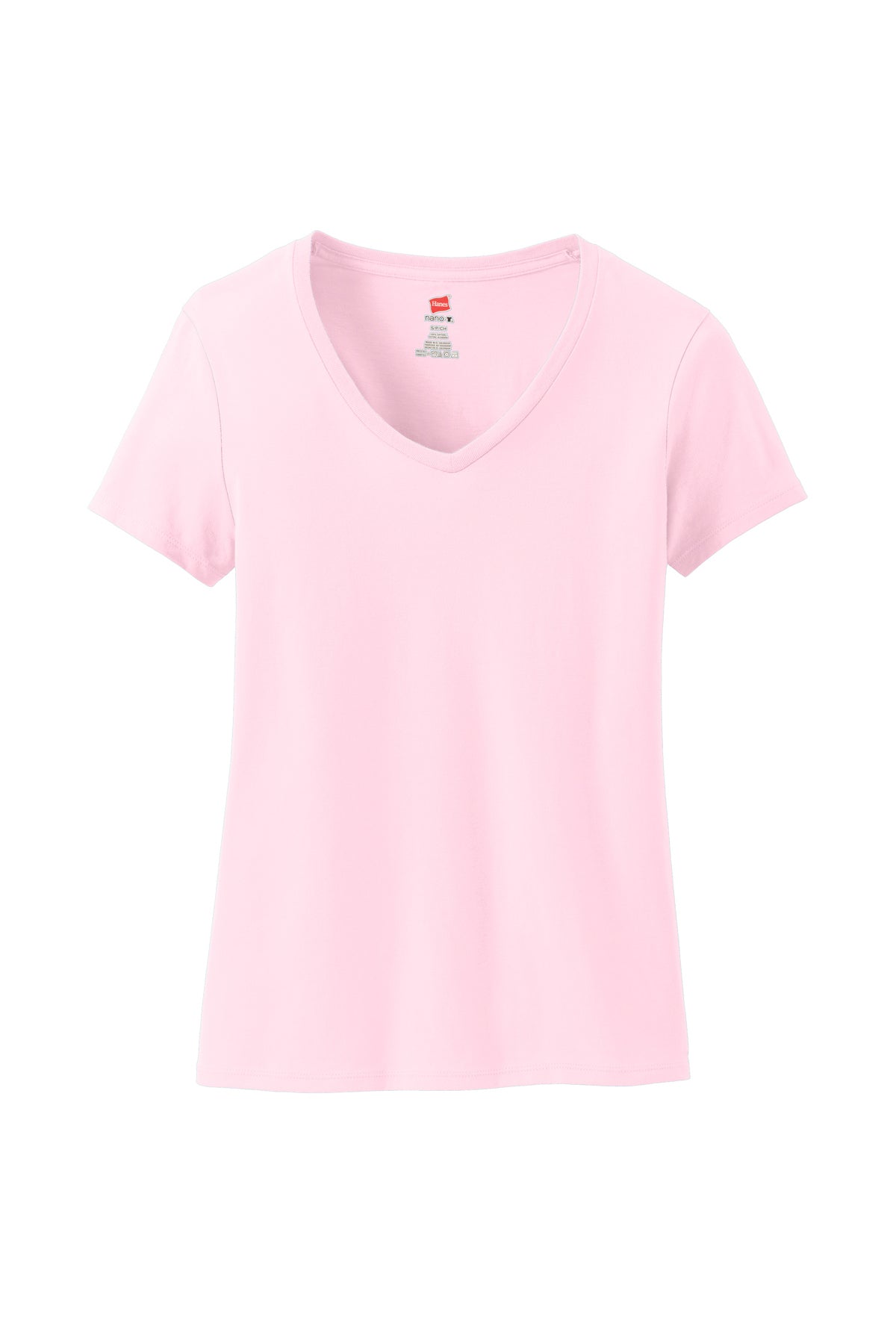 Hanes Ladies Perfect-T Cotton V-Neck T-Shirt S04V
