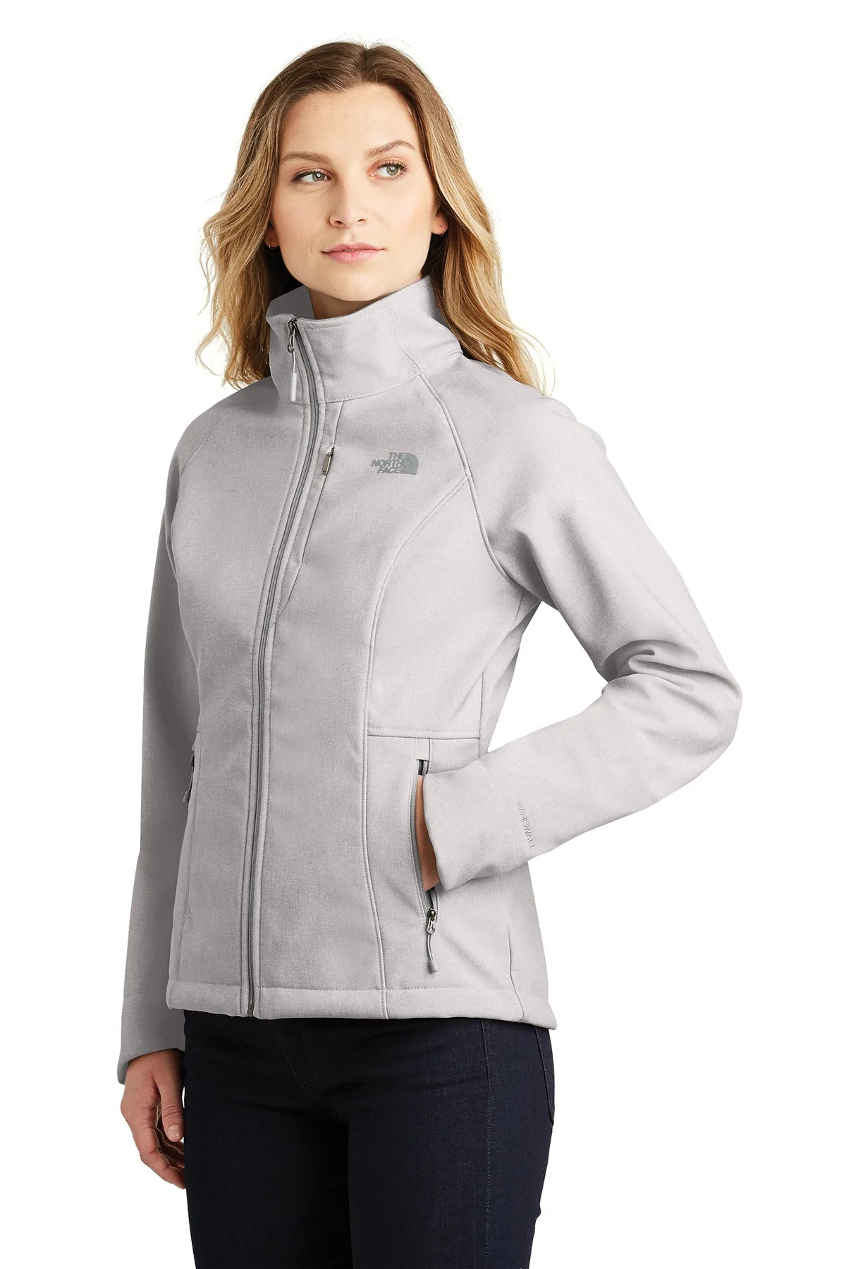 The North Face Ladies Apex Barrier Soft Shell Jacket | TNF Light Grey Heather
