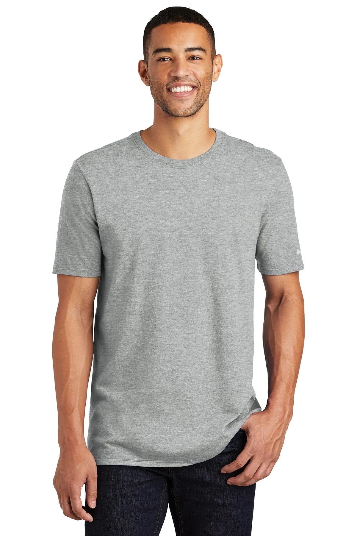 Nike Core Cotton Tee | Grey Heather