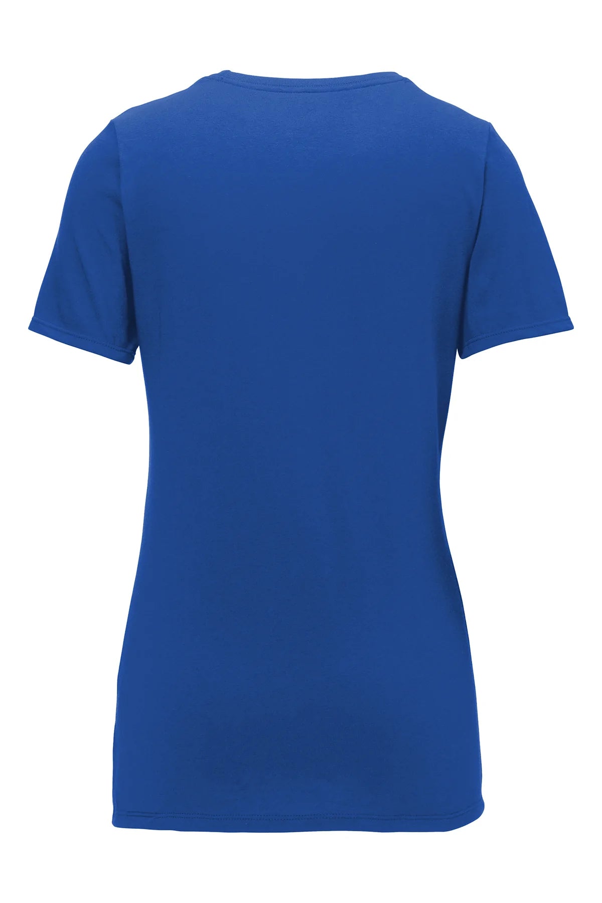 Nike Ladies Dri-FIT Cotton/Poly Scoop Neck Tee | Rush Blue