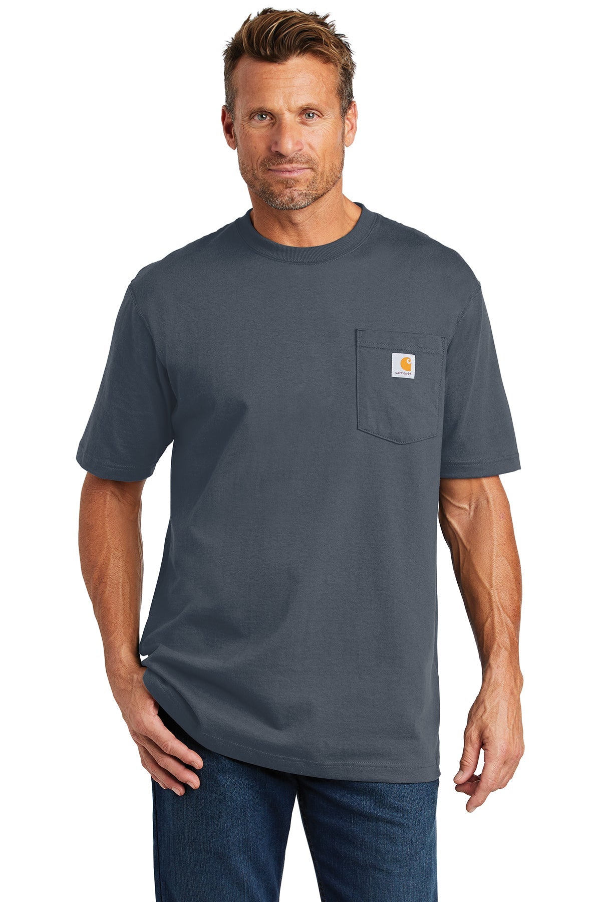 Carhartt ® Tall Workwear Pocket Short Sleeve T-Shirt | Bluestone