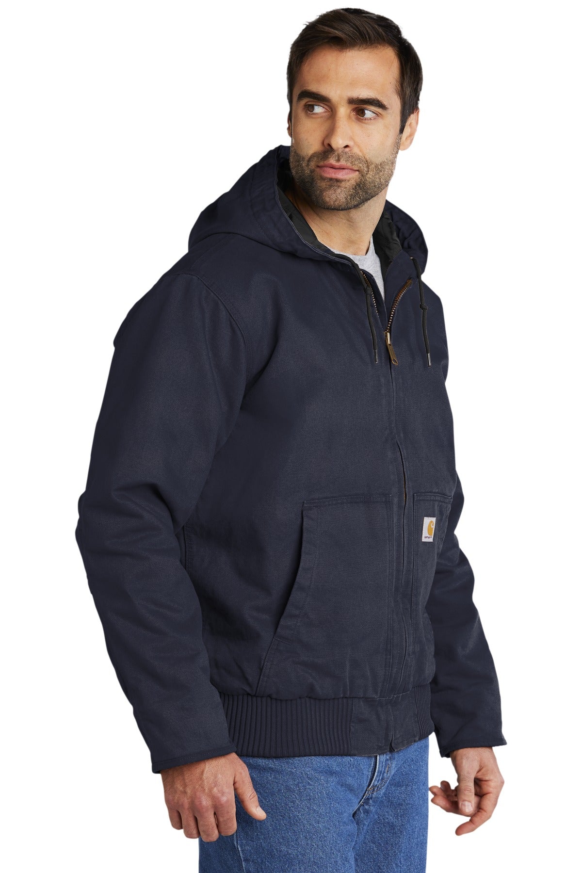 Carhartt Tall Washed Duck Active Jacket | Black