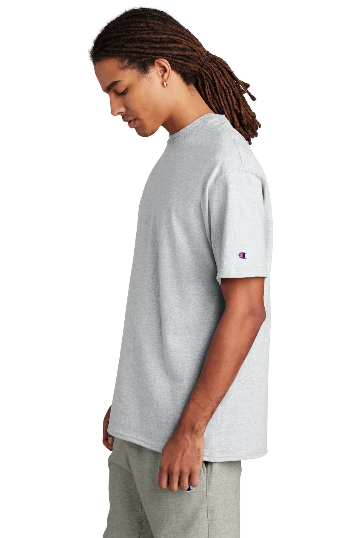 Champion Heritage 7-Oz. Jersey Tee | Ash