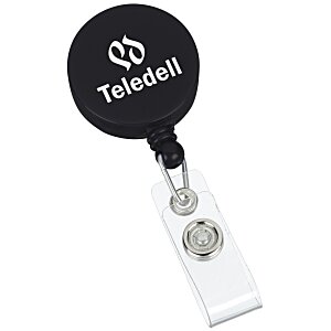 Retracting Badge Holder - Round - Opaque (500pcs)