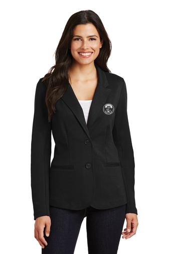 Women's Knit Blazer - Black