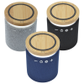 Ultra Sound Speaker with Bamboo Wireless Charger (25pcs)