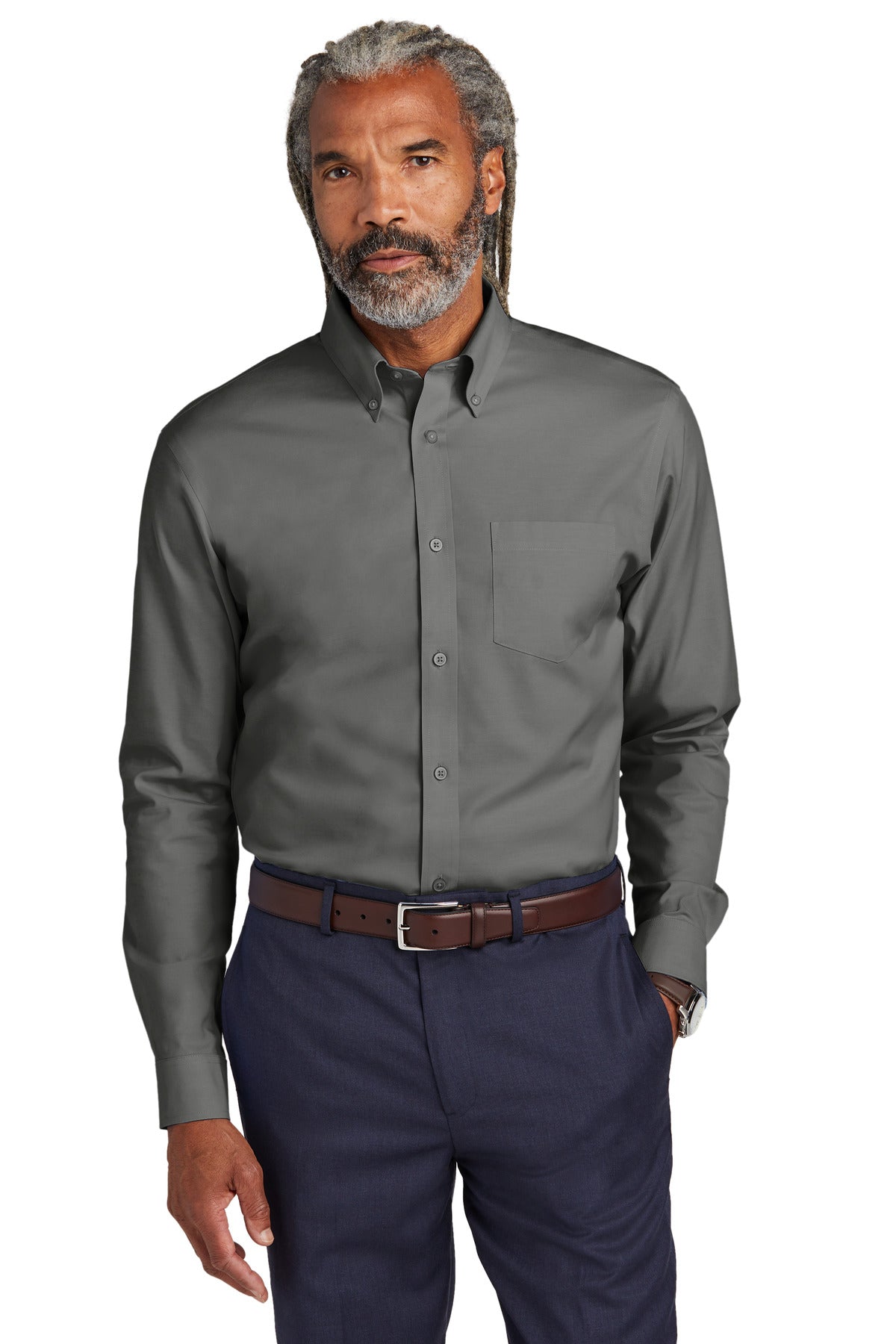 Brooks Brothers ®  Wrinkle-Free Stretch Pinpoint Shirt