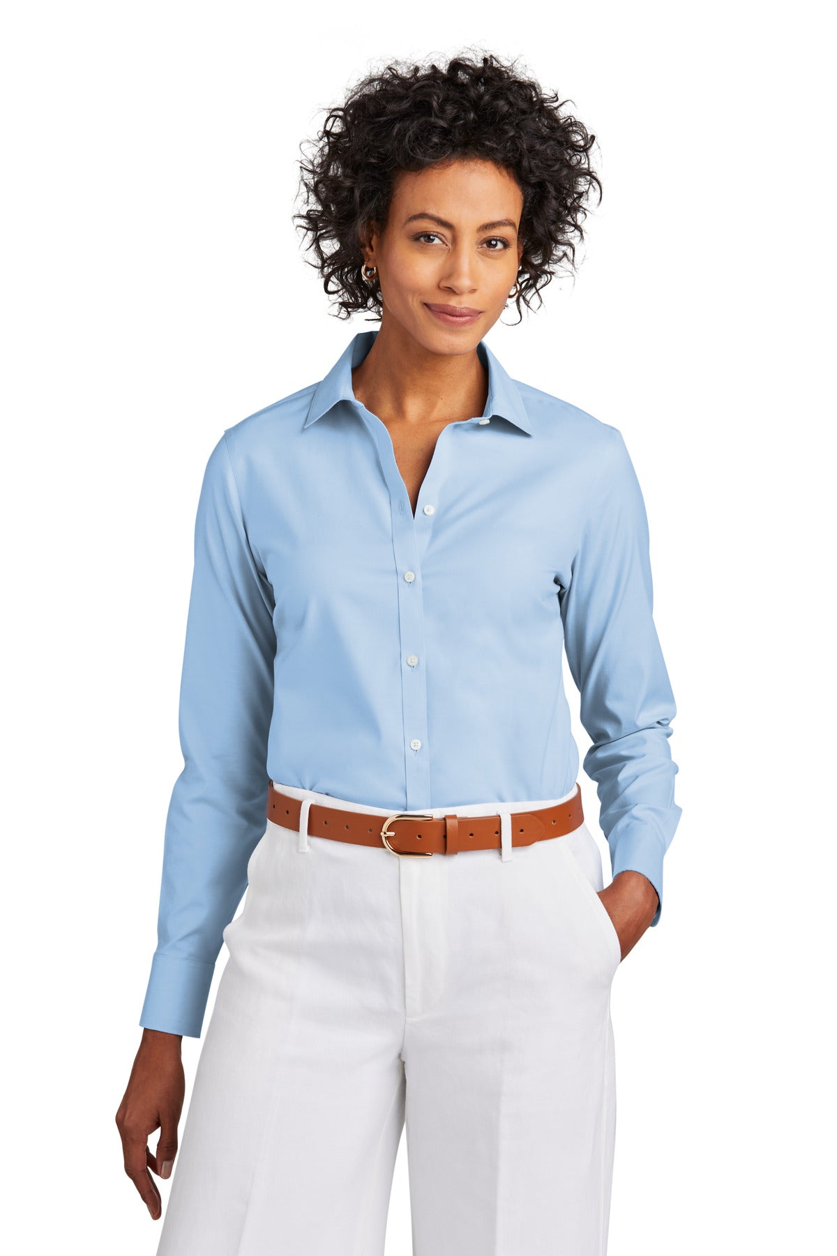 Brooks Brothers ®  Women's Wrinkle-Free Stretch Pinpoint Shirt