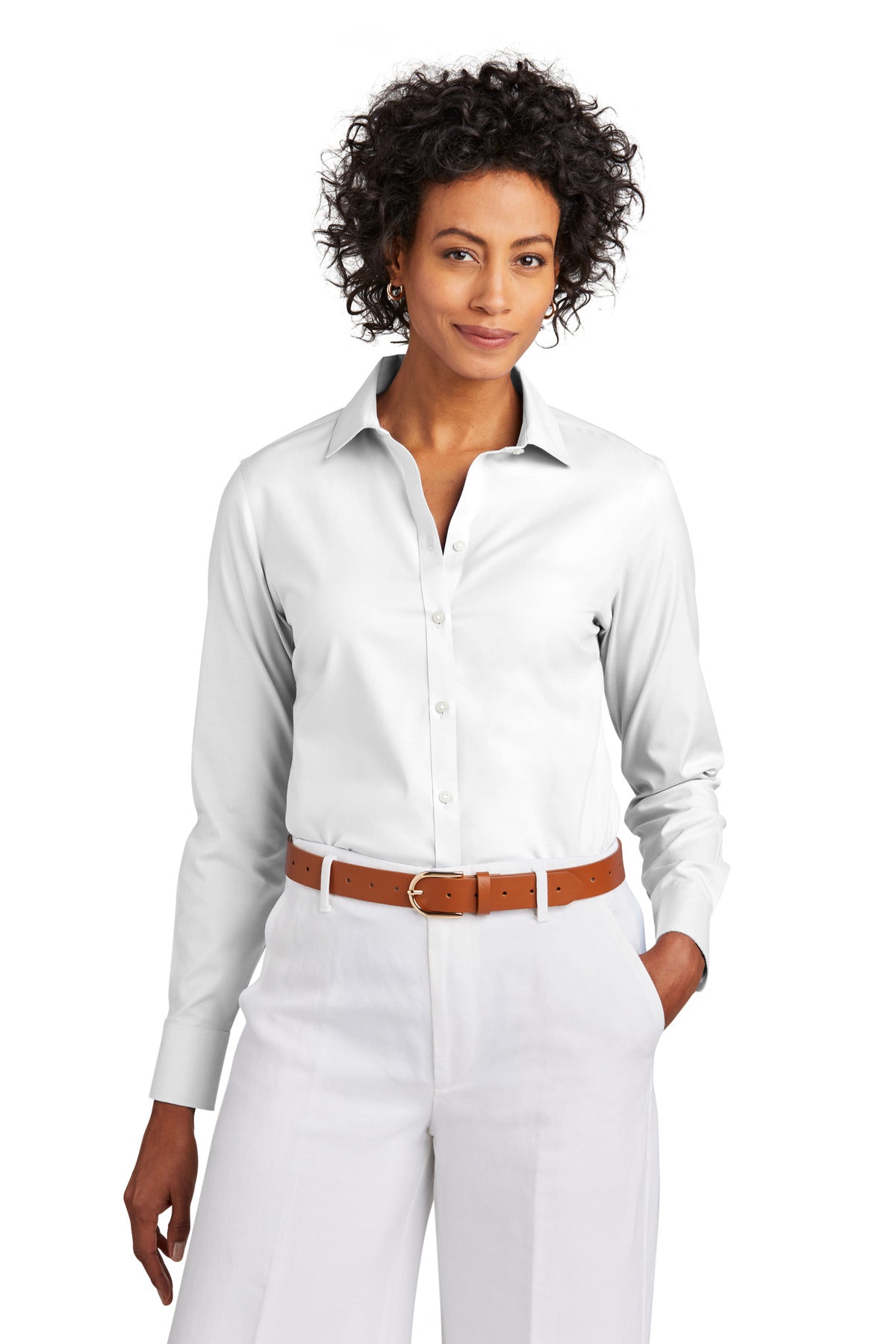 Brooks Brothers ®  Women's Wrinkle-Free Stretch Pinpoint Shirt