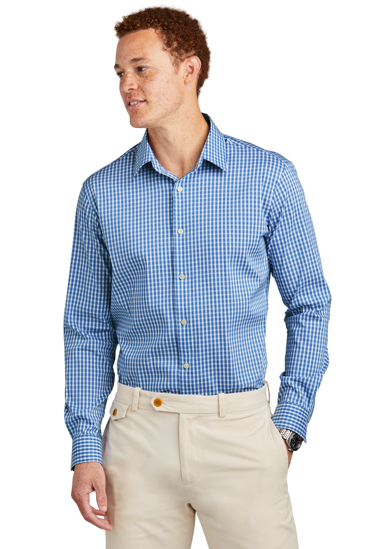 Brooks Brothers ®  Tech Stretch Patterned Shirt