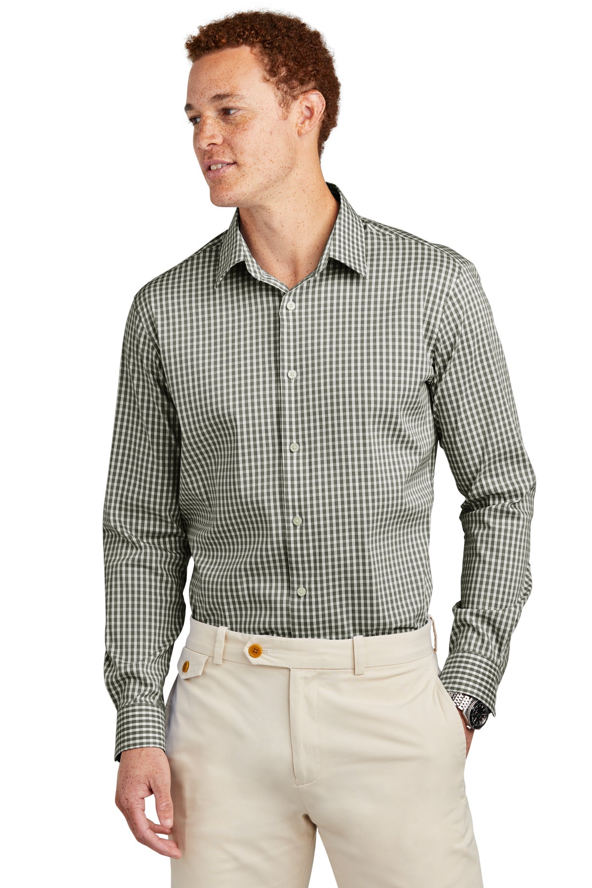 Brooks Brothers ®  Tech Stretch Patterned Shirt