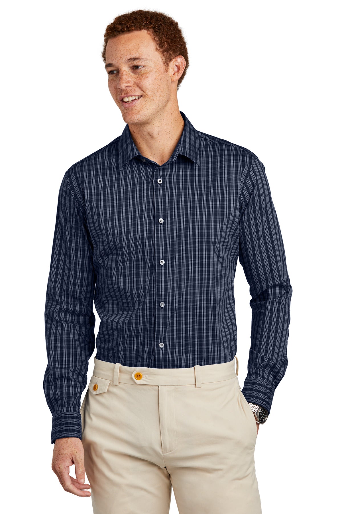 Brooks Brothers ®  Tech Stretch Patterned Shirt