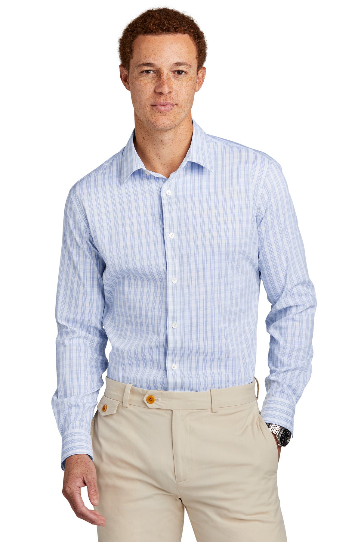 Brooks Brothers ®  Tech Stretch Patterned Shirt