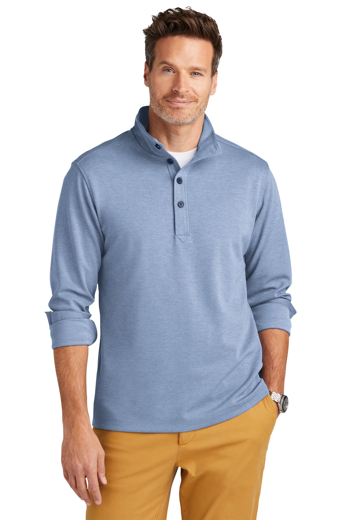 Brooks Brothers ®  Mid-Layer Stretch 1/2-Button