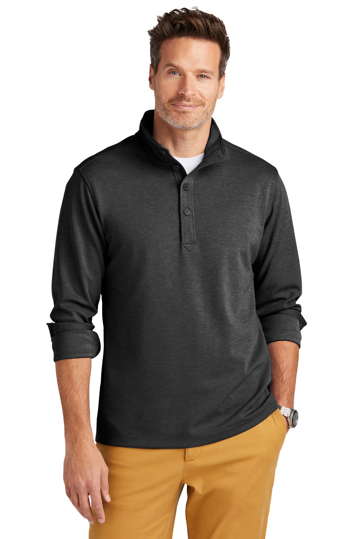 Brooks Brothers ®  Mid-Layer Stretch 1/2-Button