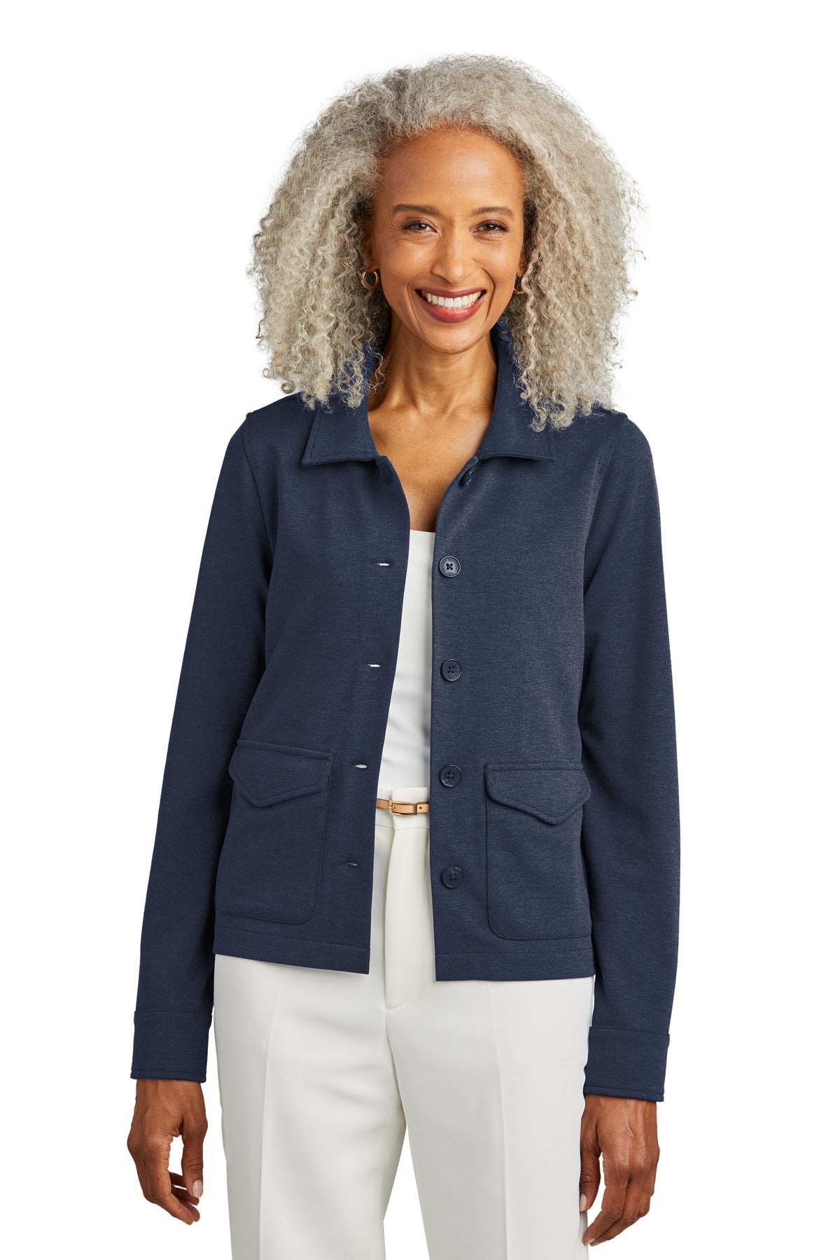 Brooks Brothers ®  Women's Mid-Layer Stretch Button Jacket
