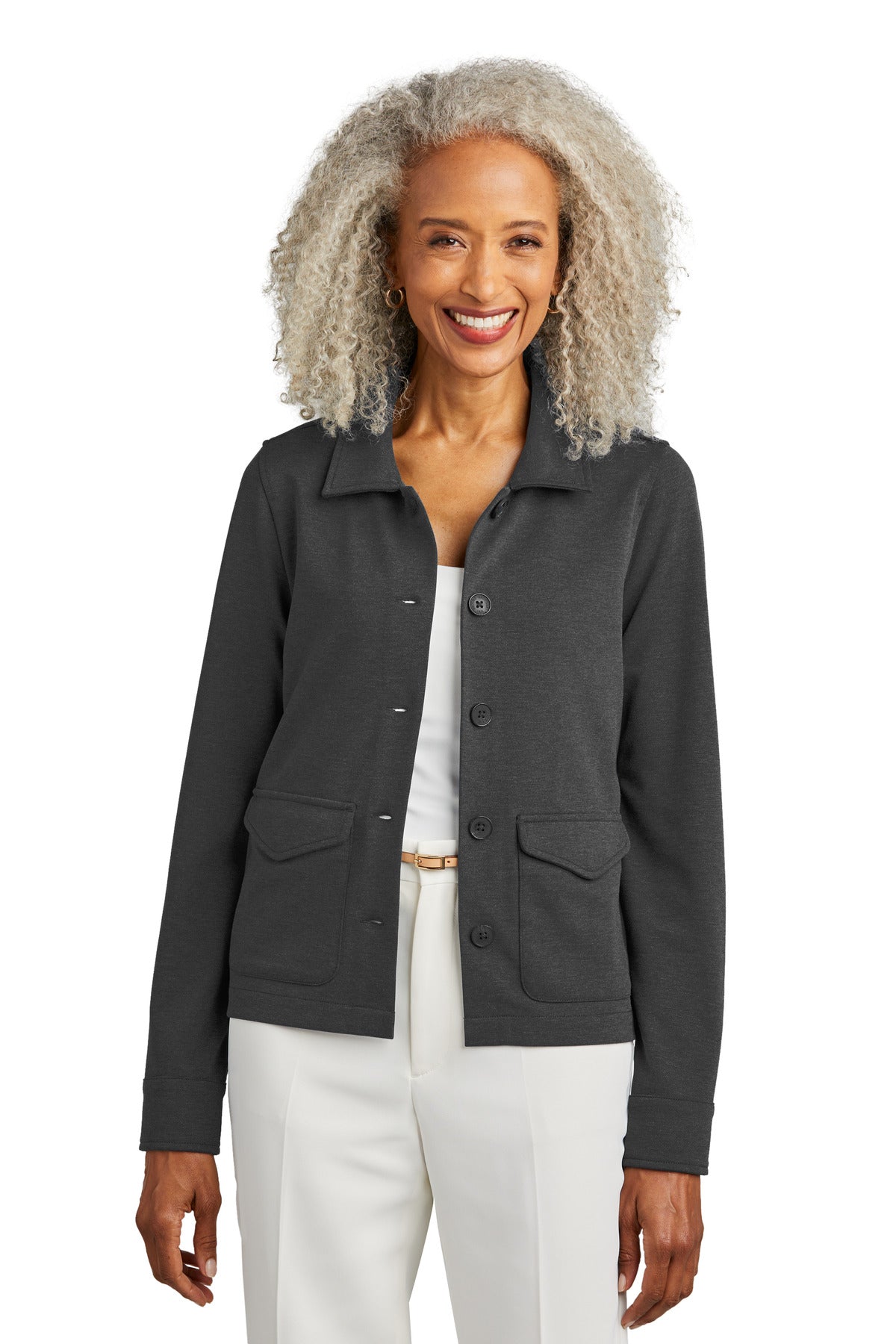 Brooks Brothers ®  Women's Mid-Layer Stretch Button Jacket