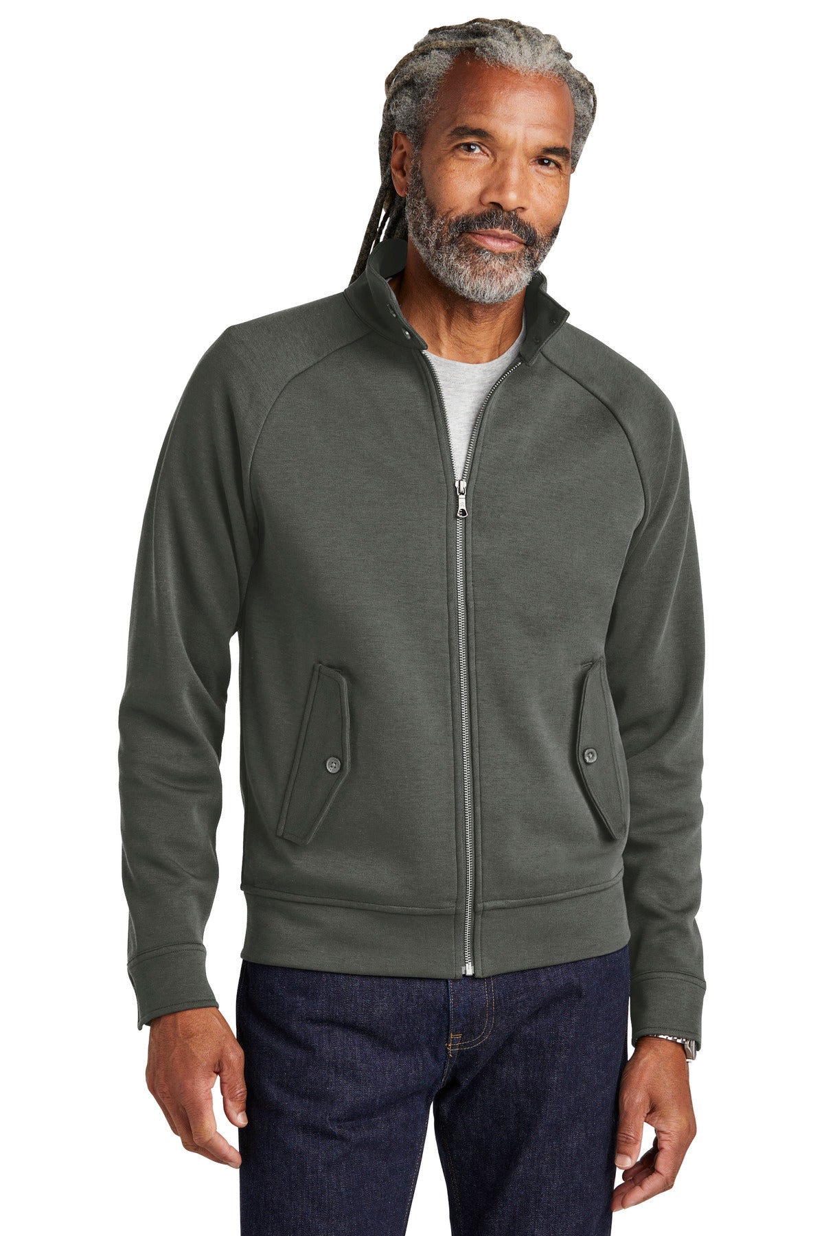 Brooks Brothers ®  Double-Knit Full-Zip