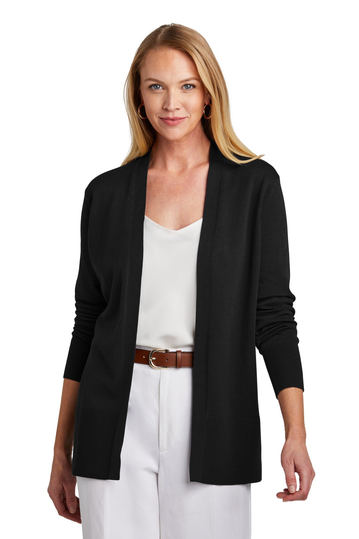 Brooks Brothers ®  Women's Cotton Stretch Long Cardigan Sweater