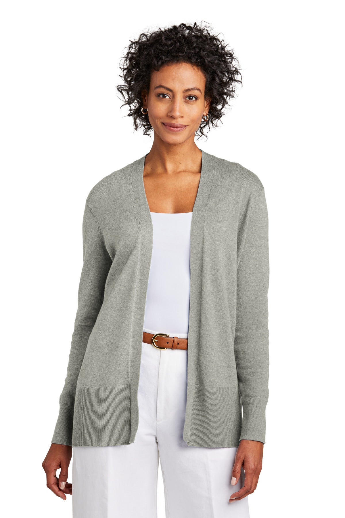 Brooks Brothers ®  Women's Cotton Stretch Long Cardigan Sweater