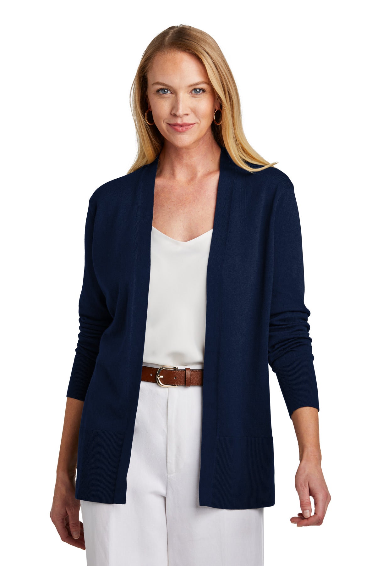 Brooks Brothers ®  Women's Cotton Stretch Long Cardigan Sweater