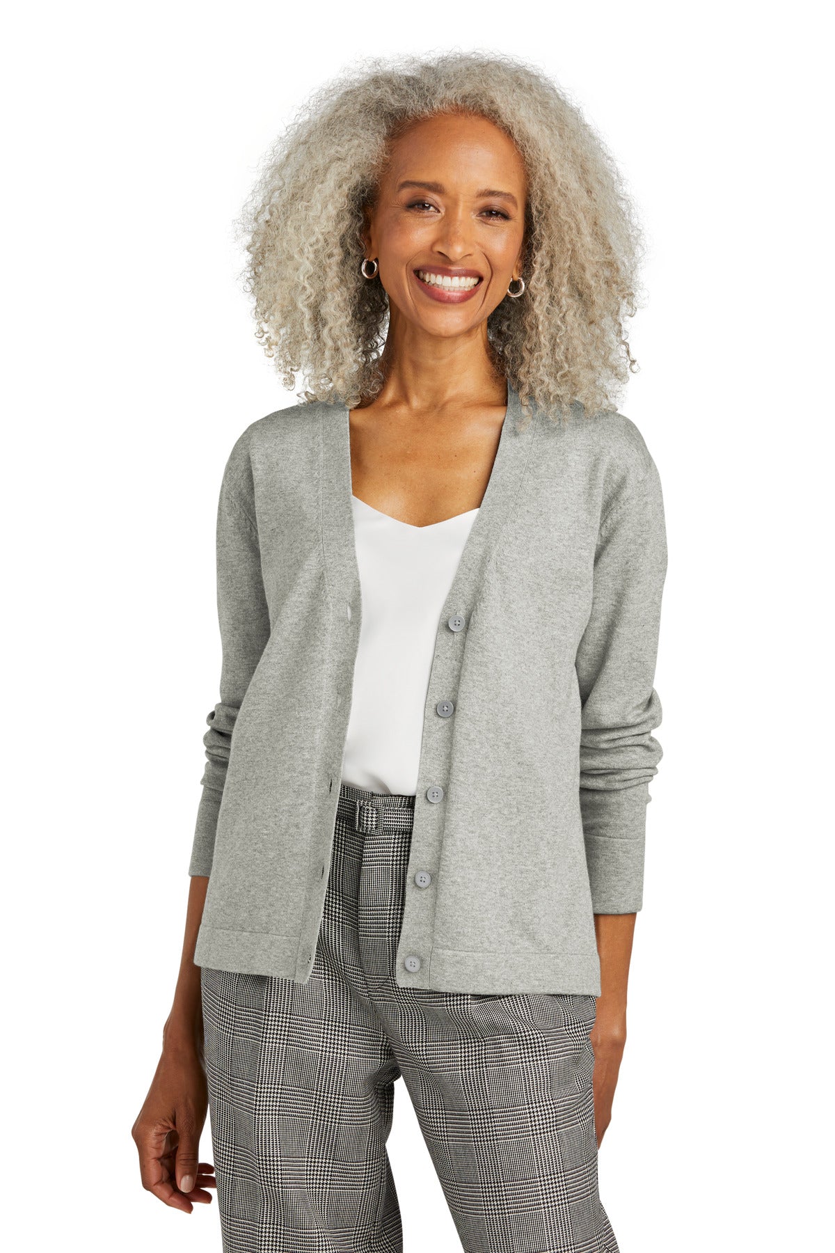 Brooks Brothers ®  Women's Cotton Stretch Cardigan Sweater