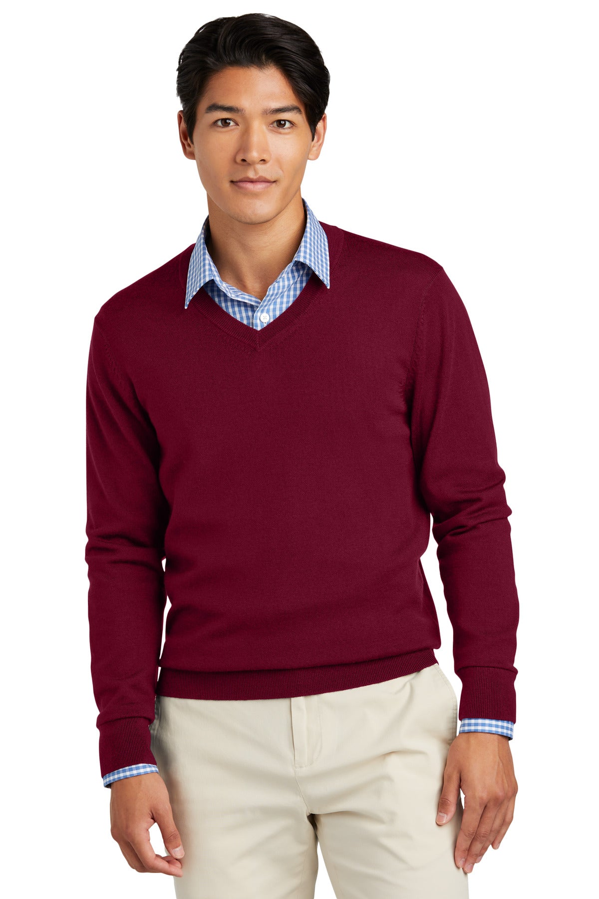Brooks Brothers ®  Washable Merino V-Neck Sweater