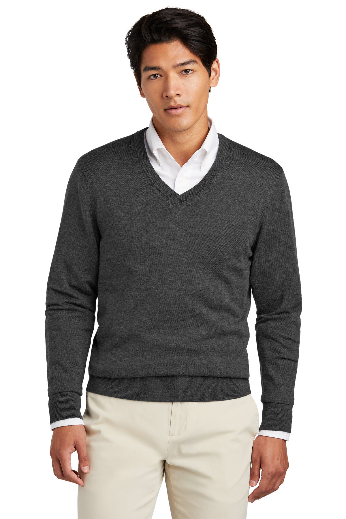 Brooks Brothers ®  Washable Merino V-Neck Sweater