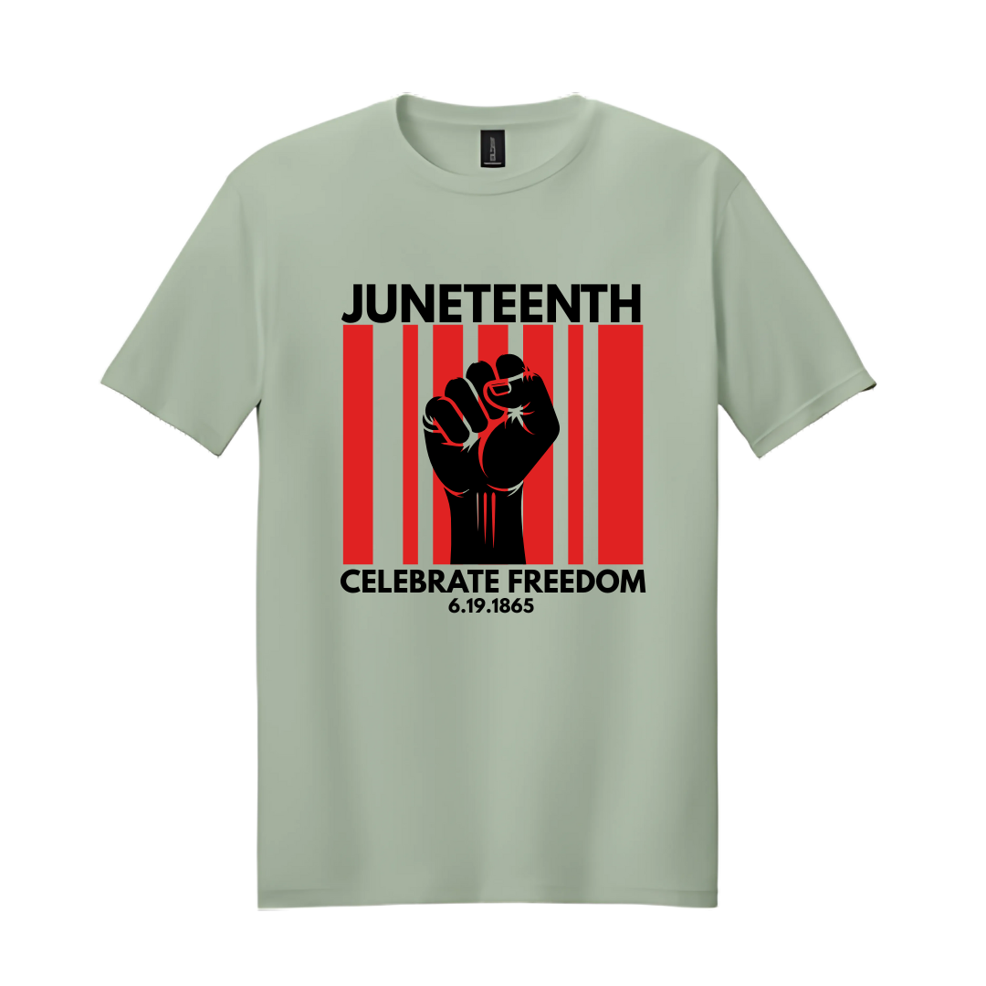 Juneteenth Celebrate Freedom Red Logo