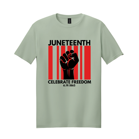 Juneteenth Celebrate Freedom Red Logo