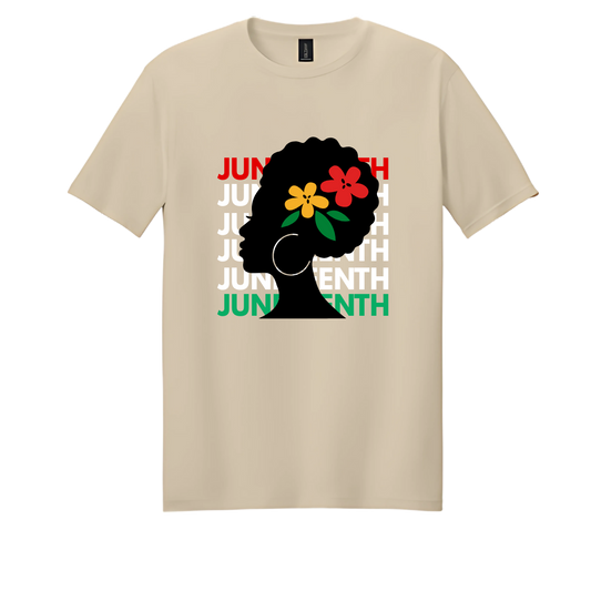 Juneteenth Tee Tan
