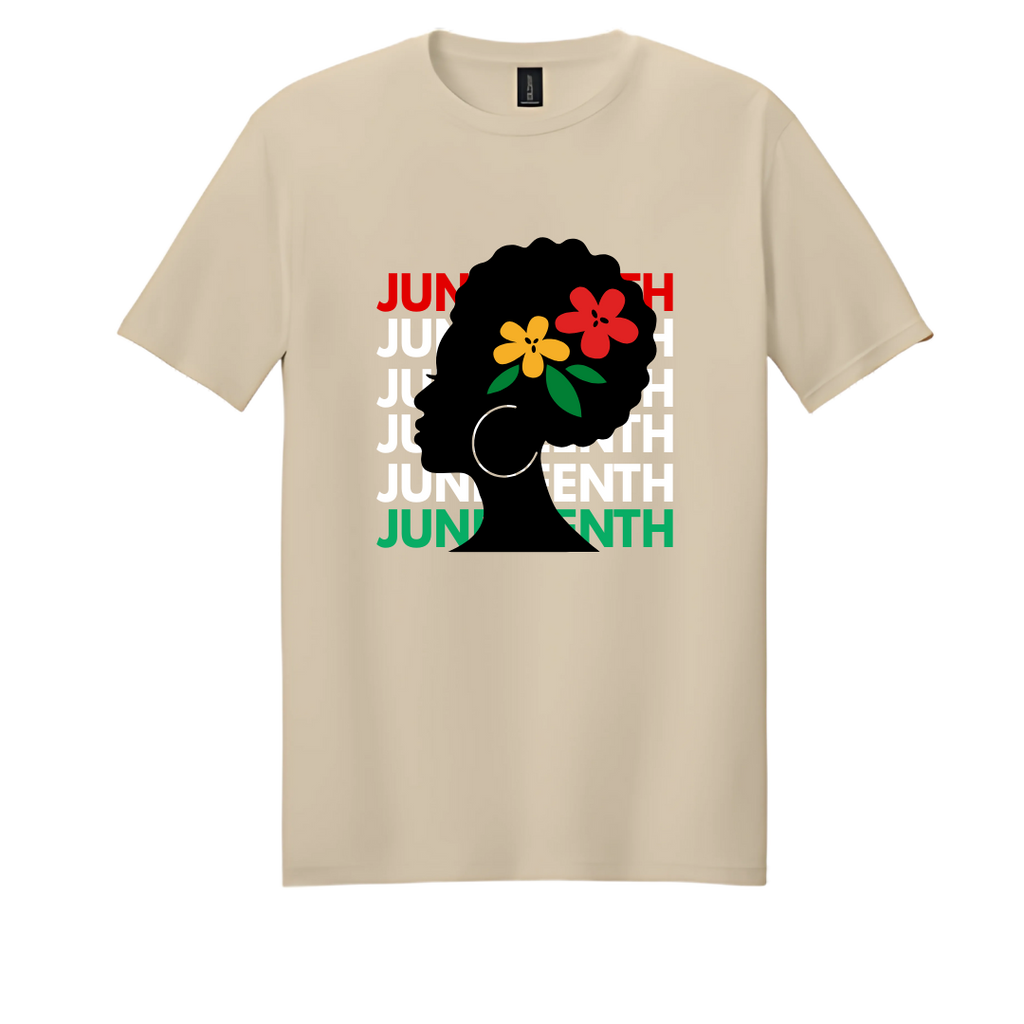Juneteenth Tee Tan