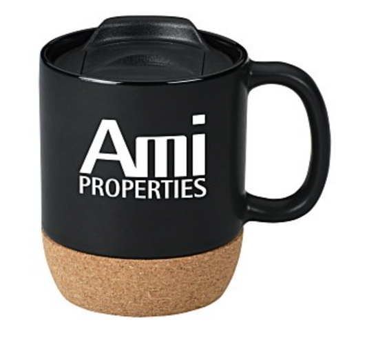 Cork Bottom Ceramic Mug - 12 oz. (72pcs)