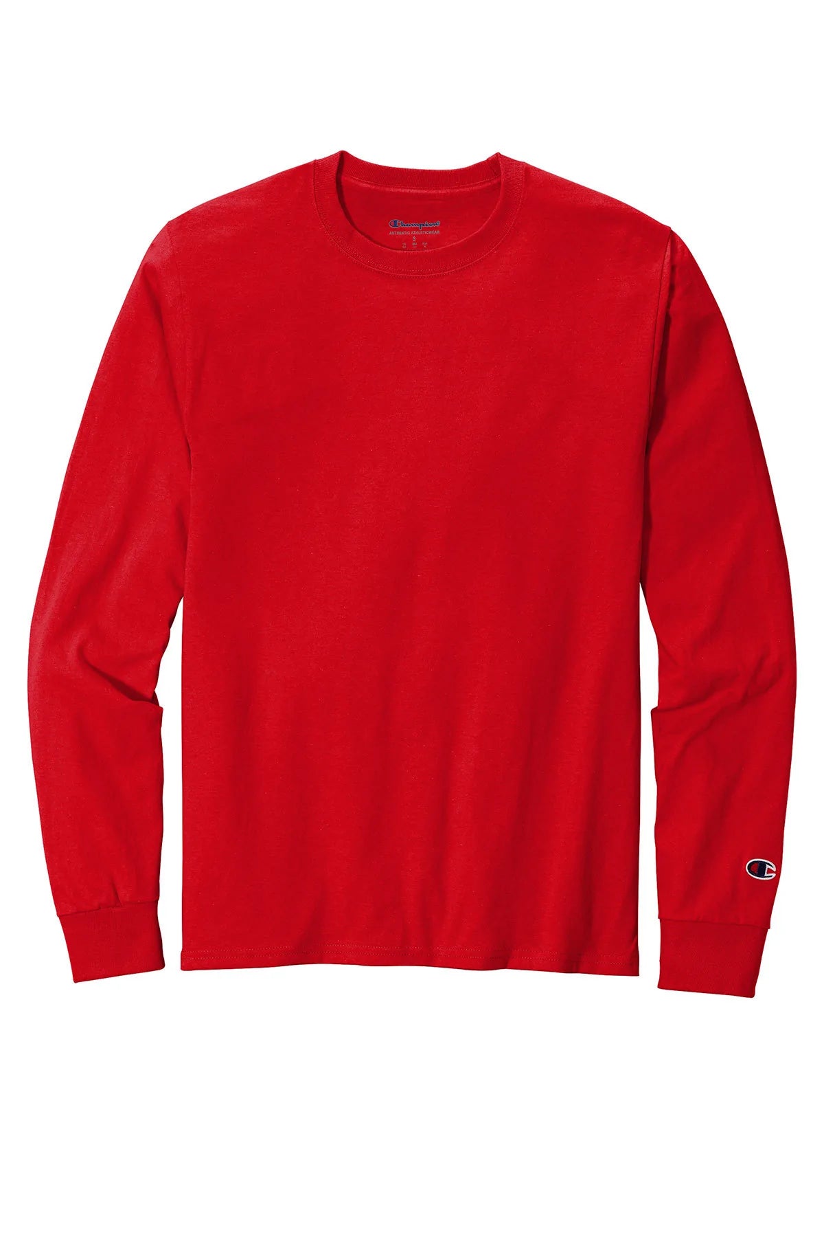 Champion Heritage 5.2-Oz. Jersey Long Sleeve Tee | Red