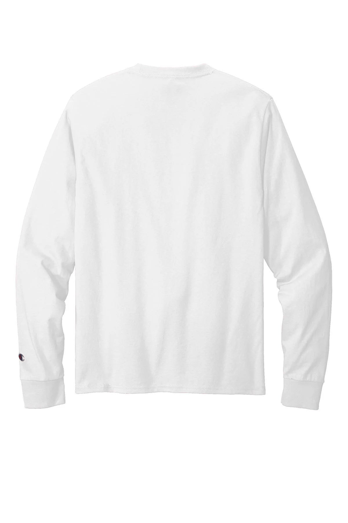 Champion Heritage 5.2-Oz. Jersey Long Sleeve Tee | White