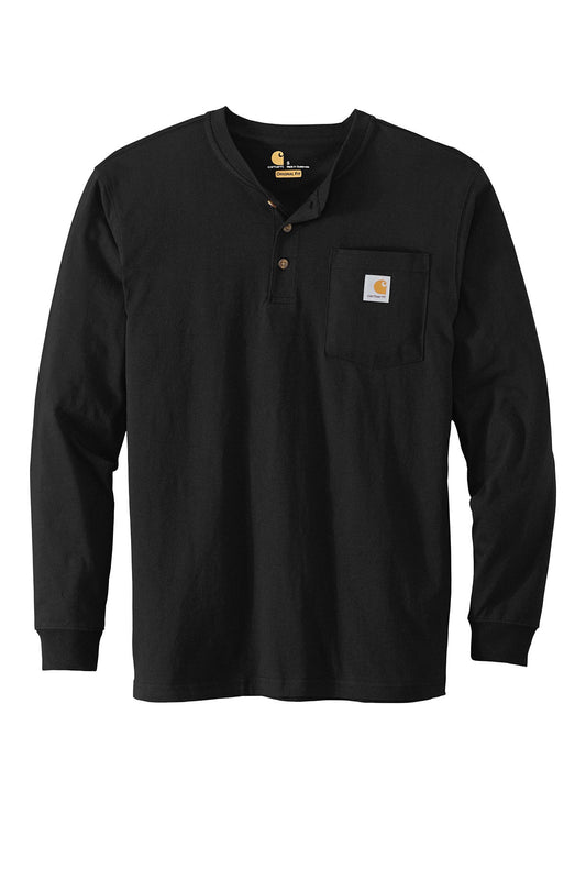 Carhartt® Long Sleeve Henley T-Shirt | Black